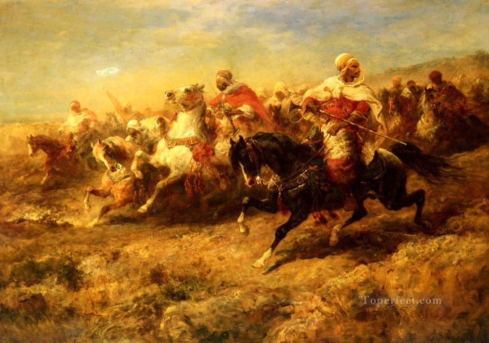 アラビアの騎手 アラブ アドルフ・シュレイヤー油絵